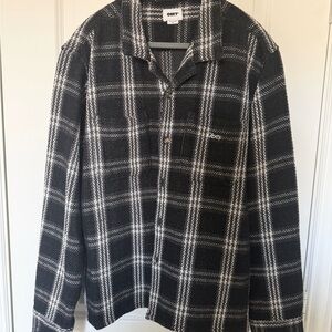 Obey Monochrome Checkered Pattern Shirt